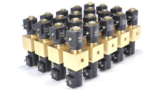 VCT 100 bar solenoid valve twin coil block and bleed