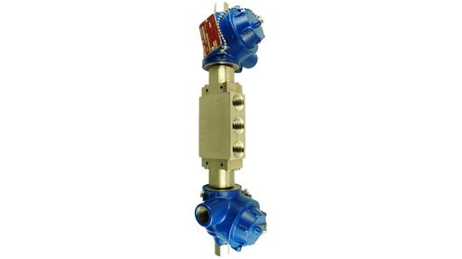D17 series 5/3 double solenoid brass or stainless steel