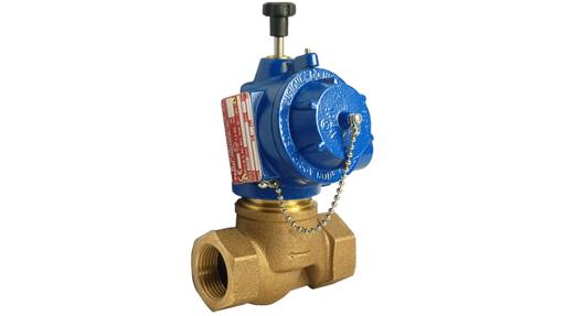 E55 manual reset solenoid valve