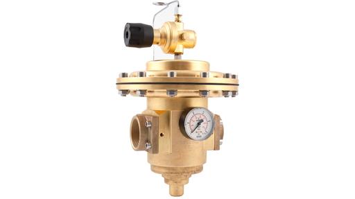 D51 pilot operated high flow pressure regulator