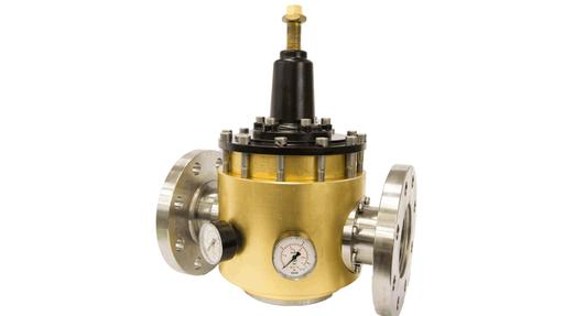 D56 R126 high flow flanged brass pressure regulator
