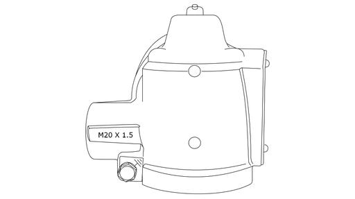 M20 x 1.5 cable entry thread identification