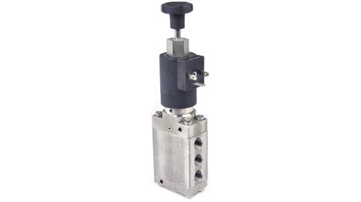 G series solenoid valve 5 way manual reset