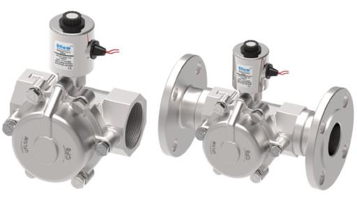 HCP high pressure steam solenoid valves