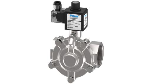 1/2" to 2" high flow and high pressure solenoid valves 304 and 316 stainless steel