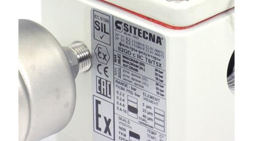 ATEX coding on pressure regulator