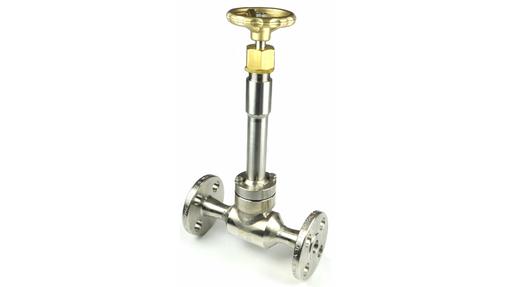 Boscarol cryogenic globe valve, screwed, flanged or butt weld, ATEX
