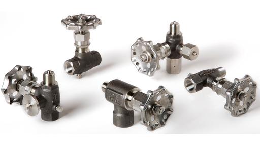 Boscarol needle valves for pressure gauge isolation