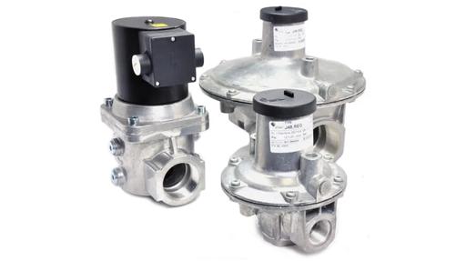 EN161 gas solenoid valves and gas governors