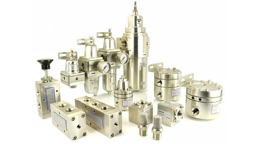 Sitecna pneumatic air preparation and flow control