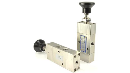 3/2 manual reset stainless steel pneumatic spool valves