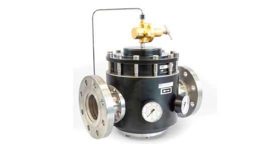 R2126 aluminium flanged pressure regulator