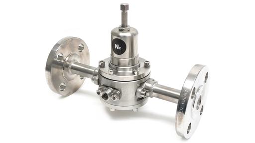 312R2 1/2" flanged pressure regulator in stainless steel