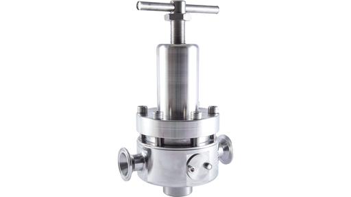 Tri-Clamp pressure reducing valve