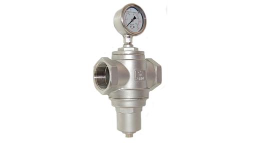 pressure sustaining valve for liquid or gas