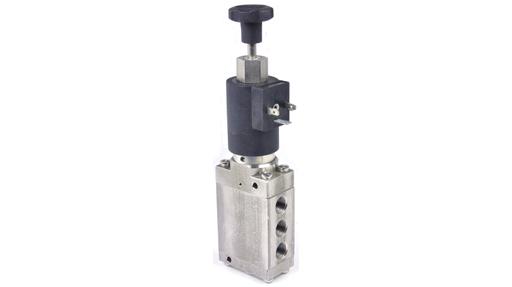 G53 series 5/2 solenoid valve energise to close