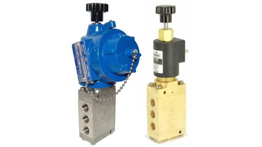 G13 5/2 manual reset solenoid valve