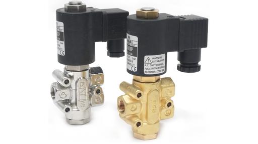 C28 series 3/2 solenoid valves brass and stainless steel