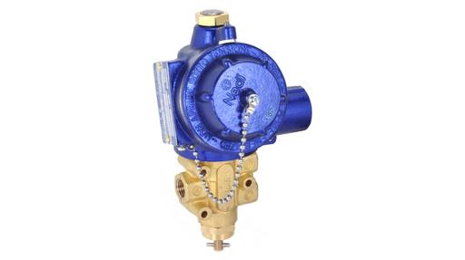 C28 series 3/2 solenoid valve brass manual override