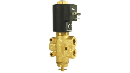 C28 series brass turn screw manual override solenoid valve IP65