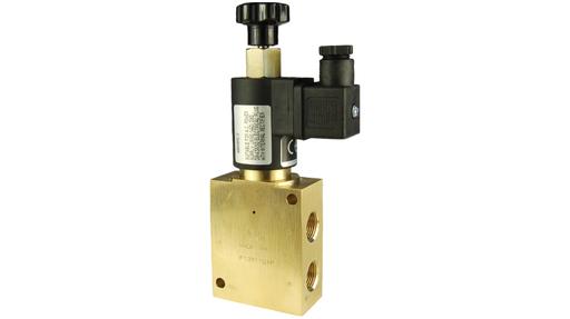 F53 series Manual reset 3 way solenoid valve