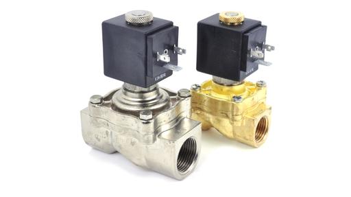 L04 Series Solenoid Valve Brass Nickel Plated Brass or Stainless Steel