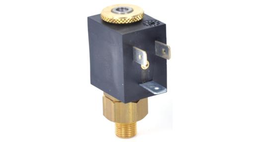 N11 1/8" axial solenoid valve for compressor unloader applications