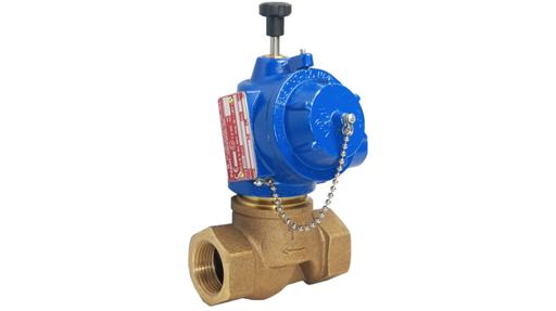 E51 manual reset solenoid valve