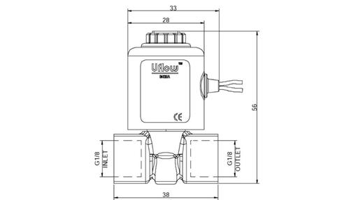 Proportional Control Solenoid Valve Dimensions